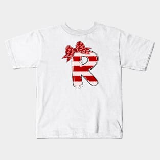 Letter R (Christmas Alphabet) Kids T-Shirt